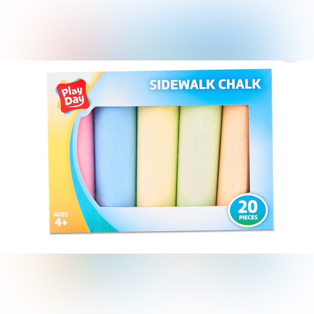 Play day Side wall washable chalk assorted colors. 20 PCs. Ages 4+
